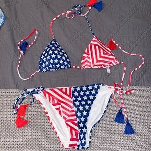 American Flag Victoria’s Secret Bikini